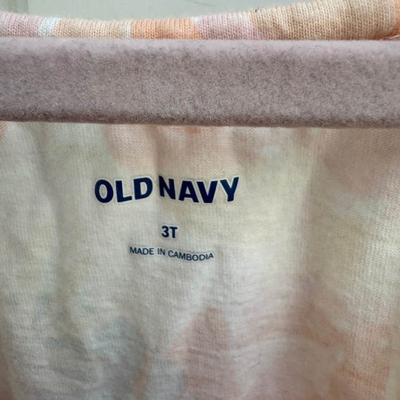 Old Navy 3T Girls Pink and Orange Tropical Sleeveless Tiered Sundress Dress - Picture 3 of 4